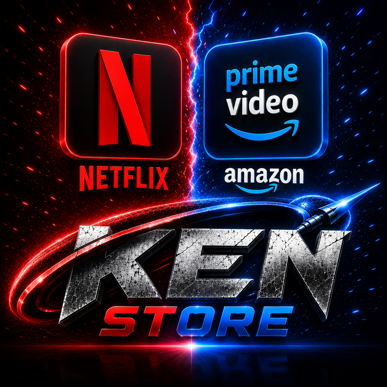 Logo de z COMBO NETFLIX + AMAZON